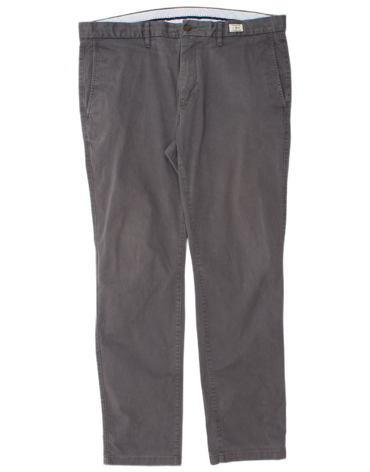 Męskie spodnie Chino Slim Tommy Hilfiger W38 L32 Szara bawełna