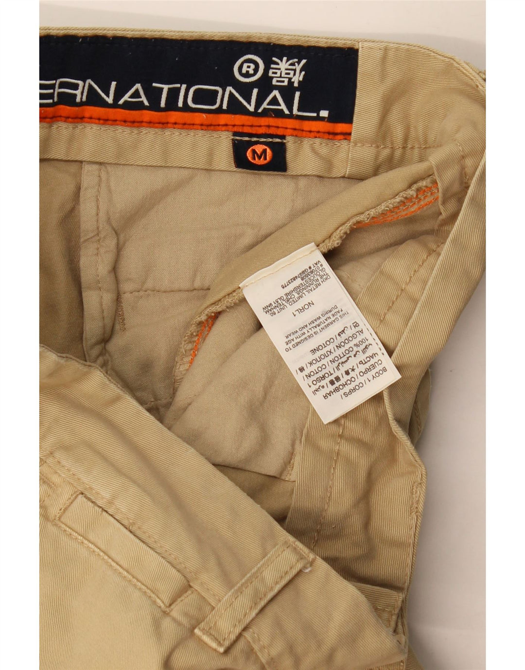 Męskie spodenki chino Superdry, średnie W32, beżowa bawełna