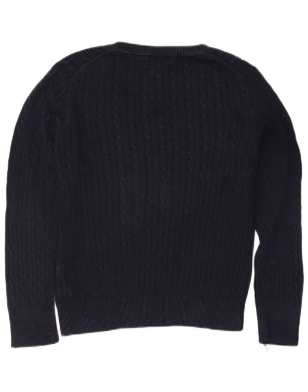 Damski sweter Tommy Hilfiger z dekoltem w kształcie litery V, UK 18 XL, granatowy