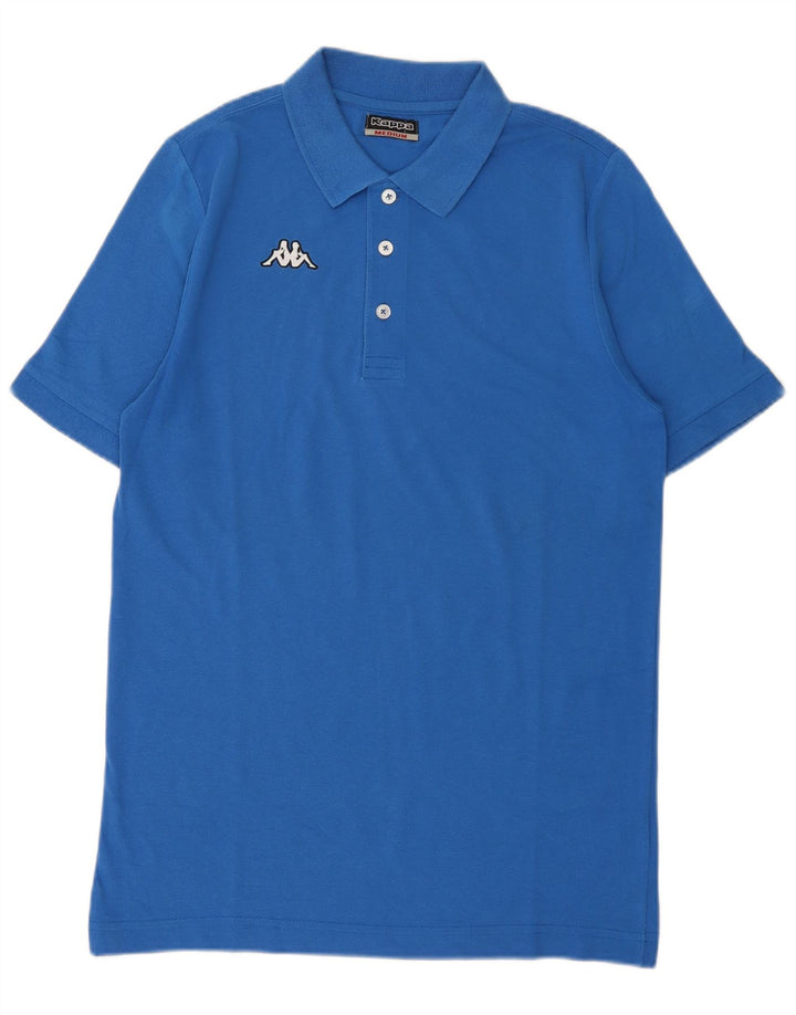 Męska koszulka polo KAPPA, niebieska, bawełniana