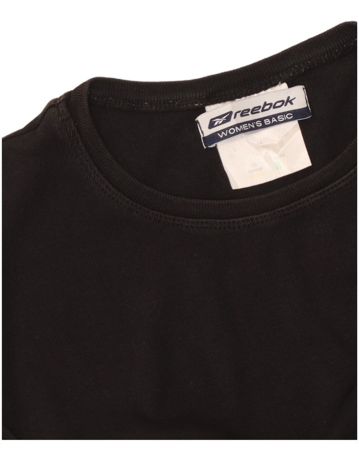 Damska koszulka Reebok Top UK 14, duża, czarna