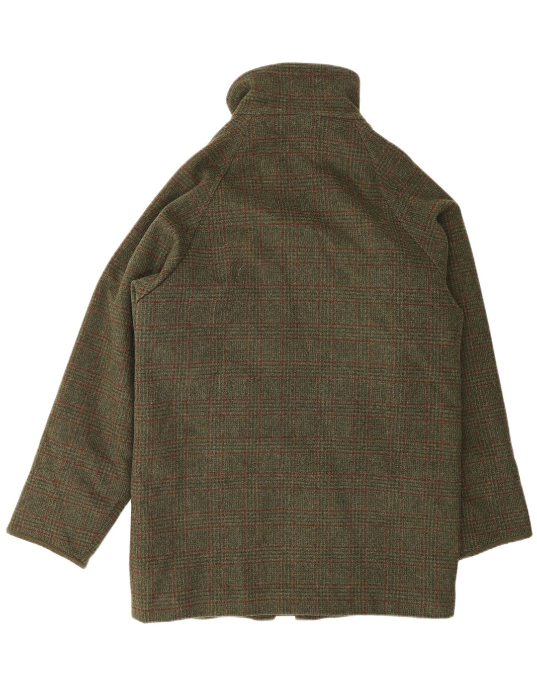 Męska kurtka użytkowa Barbour UK 38, średnia khaki, wełna w kratę