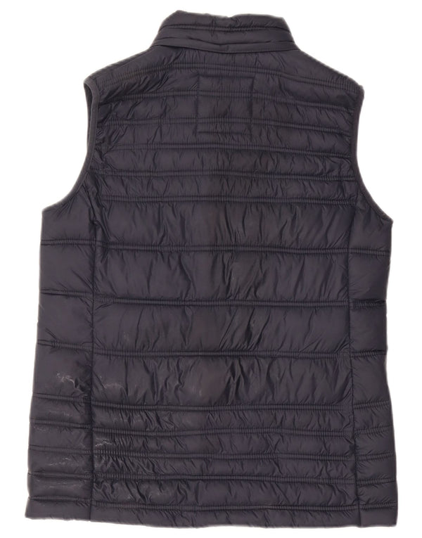 Damska wyściełana kamizelka Crew Clothing UK 12 Średni granatowy nylon