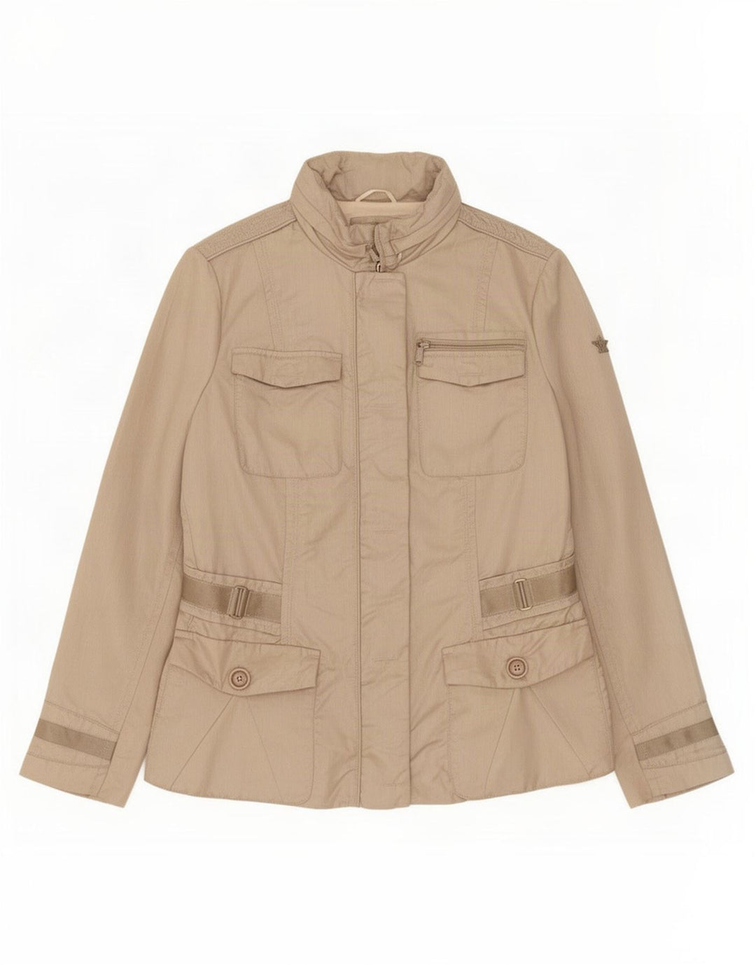 Damska kurtka użytkowa z kapturem Dek'Her UK 18 XL Beżowy poliamid