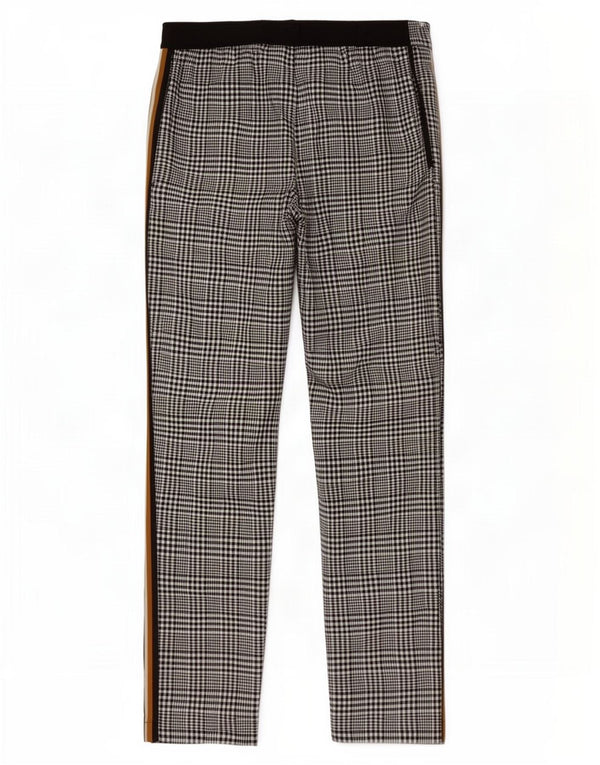 Damskie spodnie garniturowe Marks & Spencer UK 12 Medium W30 L26 Czarna krata