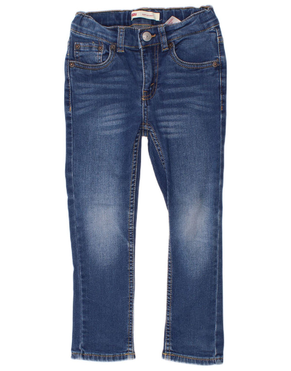 Chłopięce jeansy Skinny Levi's 3-4 lata W22 L17 Niebieska bawełna