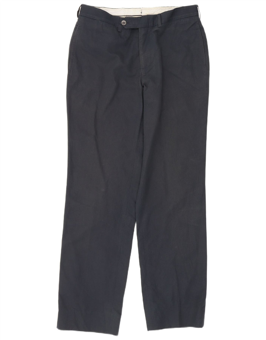 Męskie spodnie typu chino Regular Massimo Dutti, średnie W31 L29, granatowe, bawełniane
