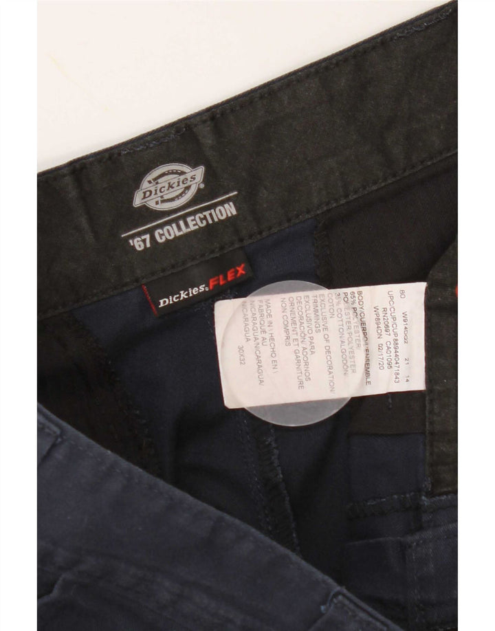 Męskie proste spodnie chino Dickies W30 L32 granatowy poliester
