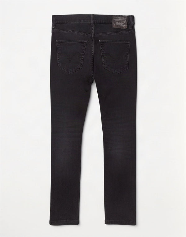 Męskie jeansy Levi's 511 Skinny W33 L32 Czarna bawełna