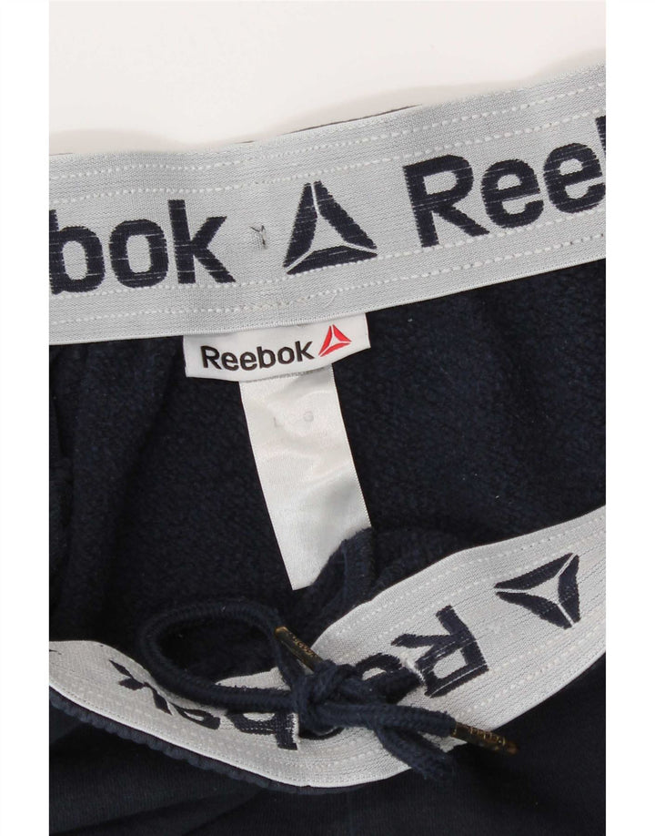 Męskie spodnie dresowe Reebok Cargo, duże, granatowe