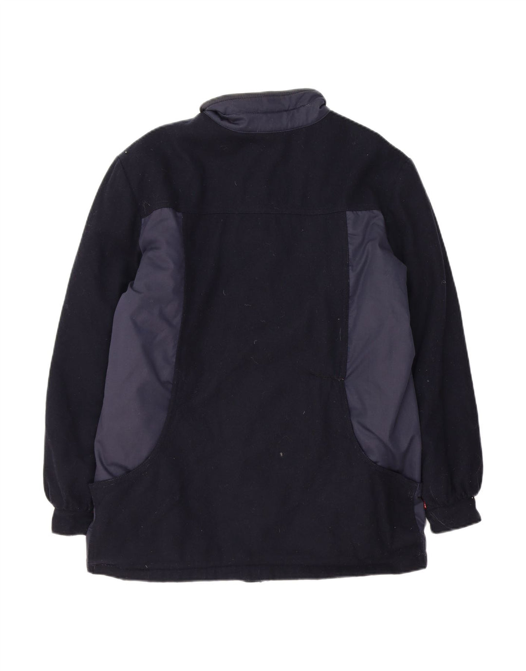 VINTAGE Mens Windbreaker Jacket IT 44 XS Navy Blue Colourblock