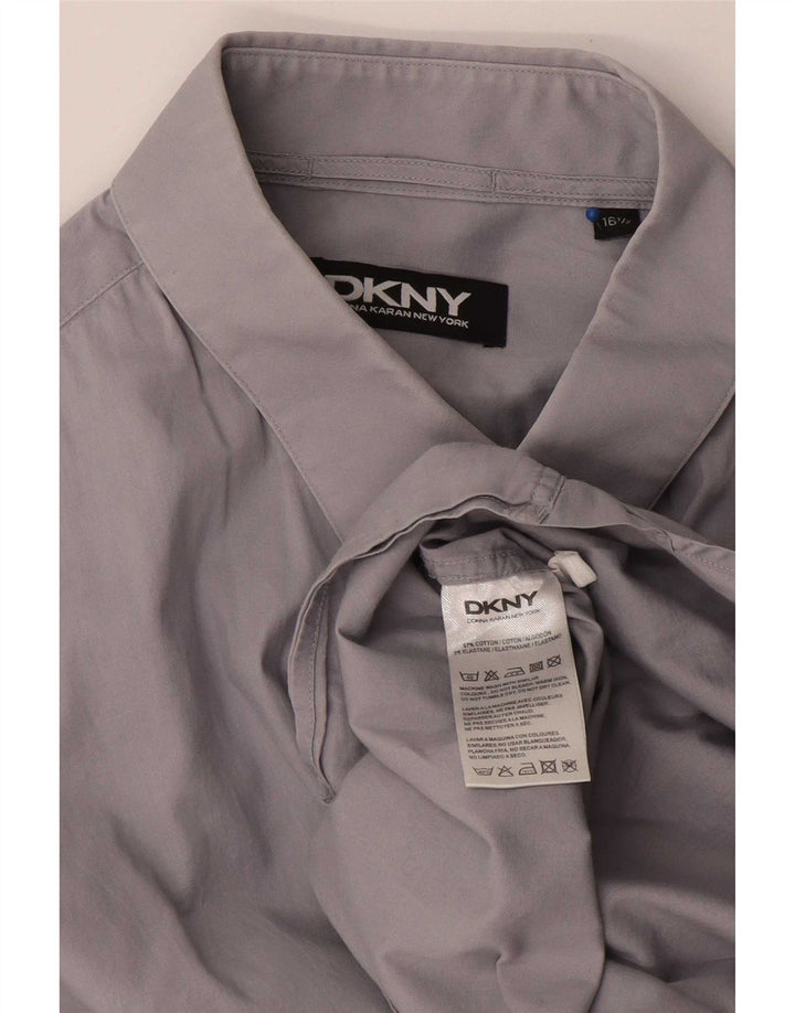Koszula męska Dkny rozmiar 16 1/2 duża, szara bawełna