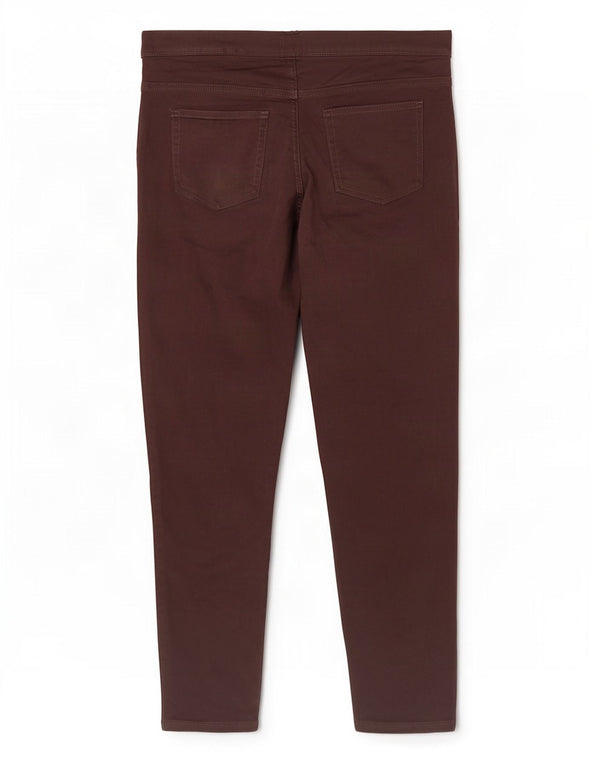 Marks & Spencer Damskie dżinsy Jegging UK 18 XL W36 L27 Brązowa bawełna