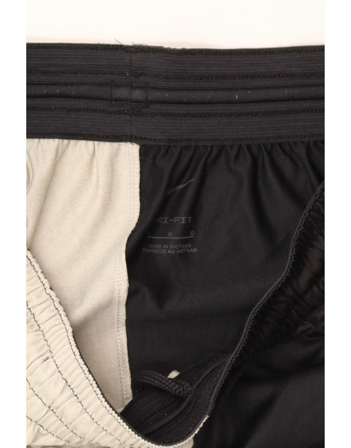 Męskie spodenki sportowe Nike Dri Fit Graphic, duży czarny poliester z blokami kolorów