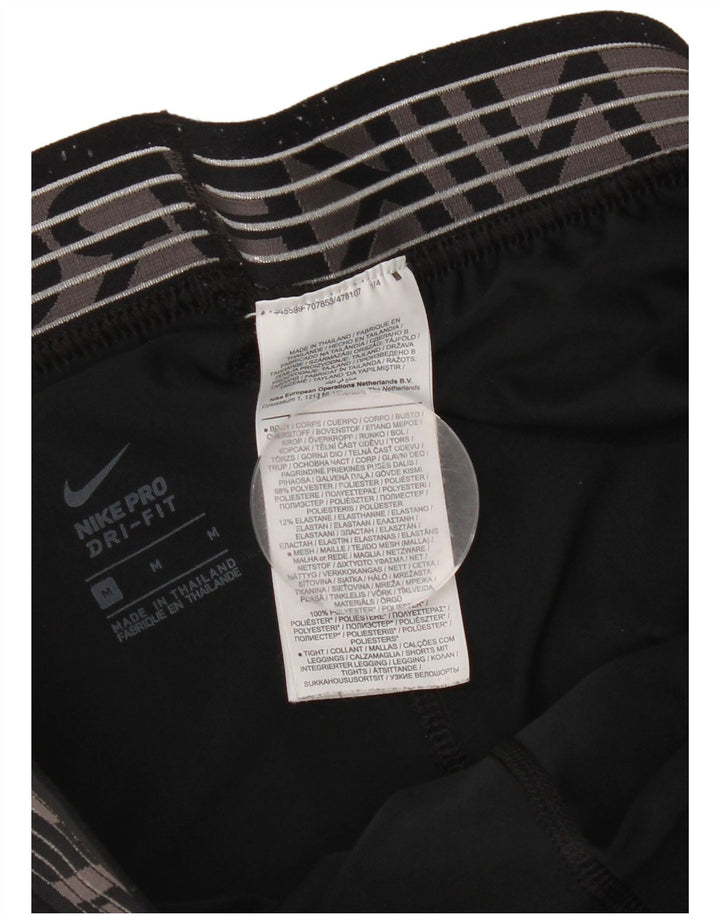 Damskie spodenki sportowe Nike Dri Fit Graphic UK 12, średni czarny poliester