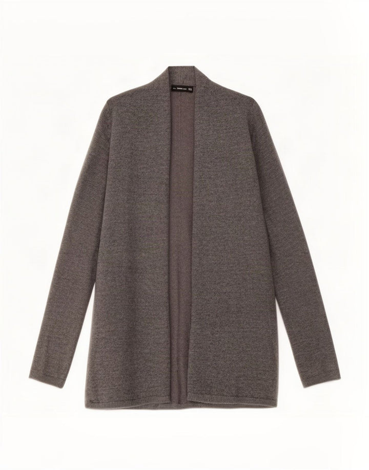 Sweter damski Zara z otwartym kardiganem UK 10 Small Grey