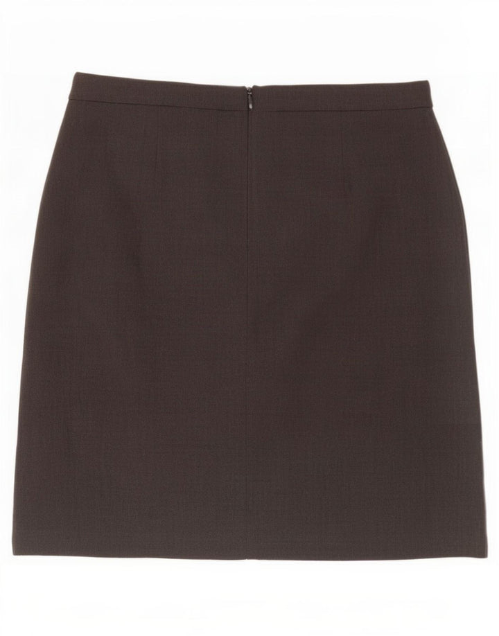 Marks & Spencer Damska spódnica mini UK 12 Medium W30 Szary poliester