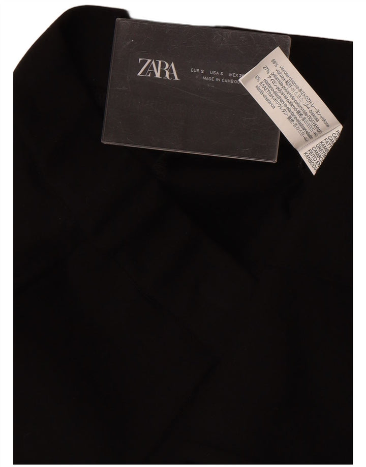 Spodnie damskie Zara Bootcut Small W26 L29 Czarna wiskoza