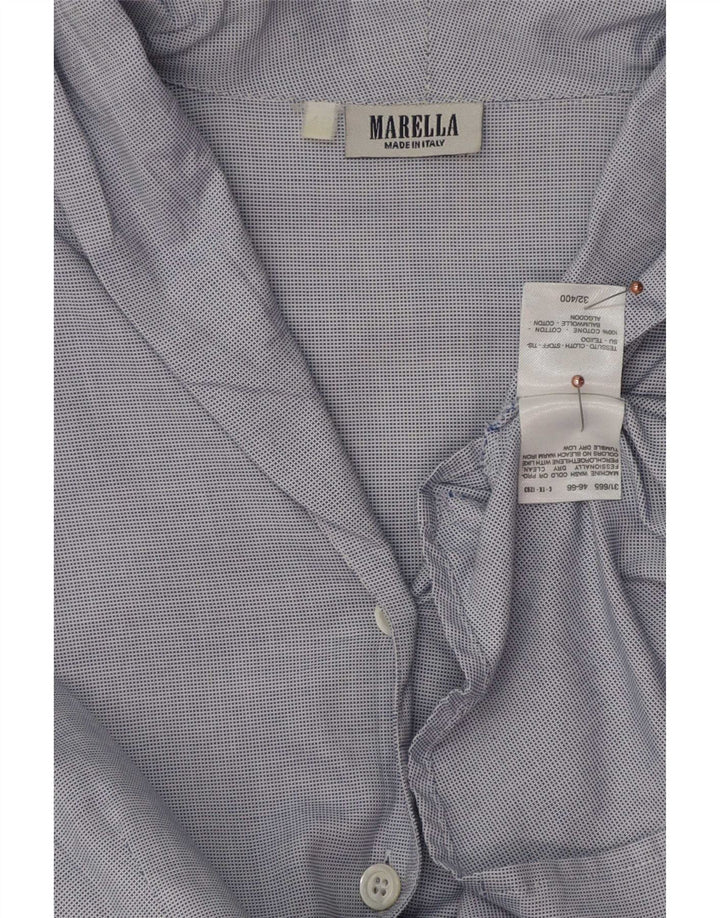 Koszula damska Marella IT 46 duża niebieska bawełniana