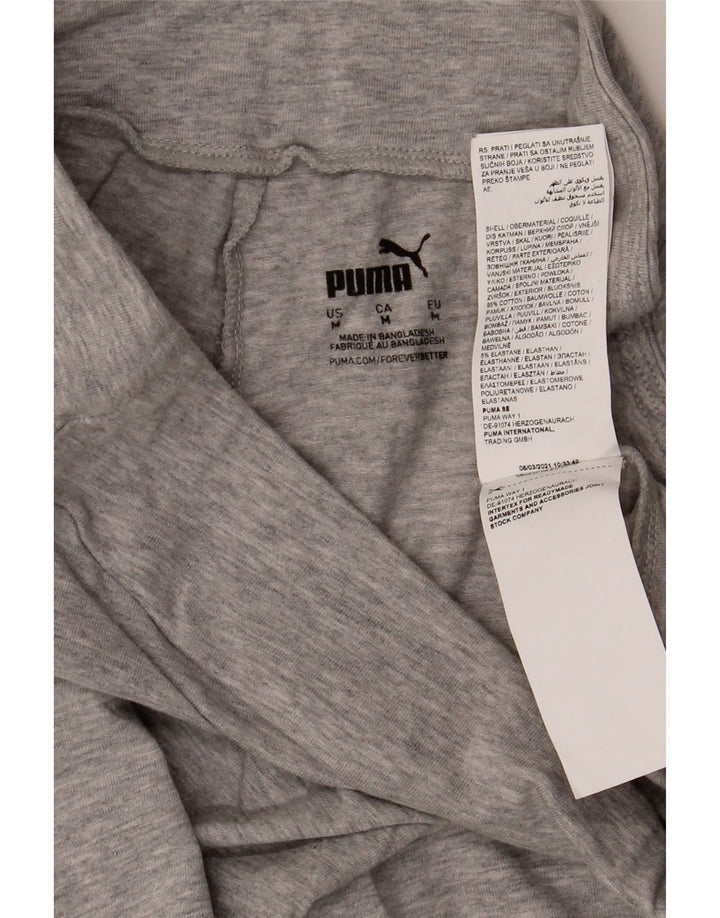 Damskie legginsy Puma Graphic UK 14 Średnioszare, bawełniane