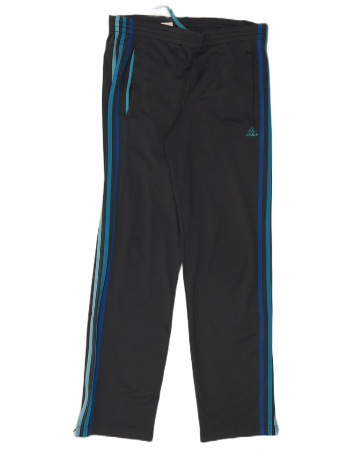 Męskie spodnie dresowe Adidas UK 36/38 Mały szary poliester