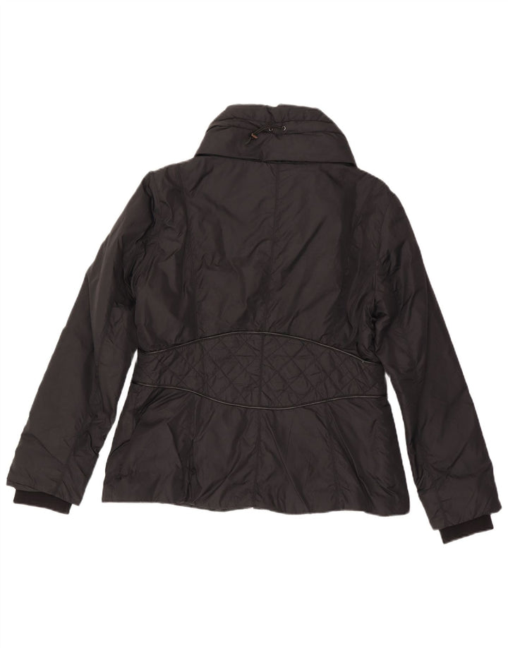 Damska pikowana kurtka Zara UK 18 XL, czarny poliester