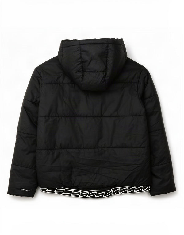 Damska wyściełana kurtka z kapturem Nike Therma-Fit, UK 18 XL, czarna