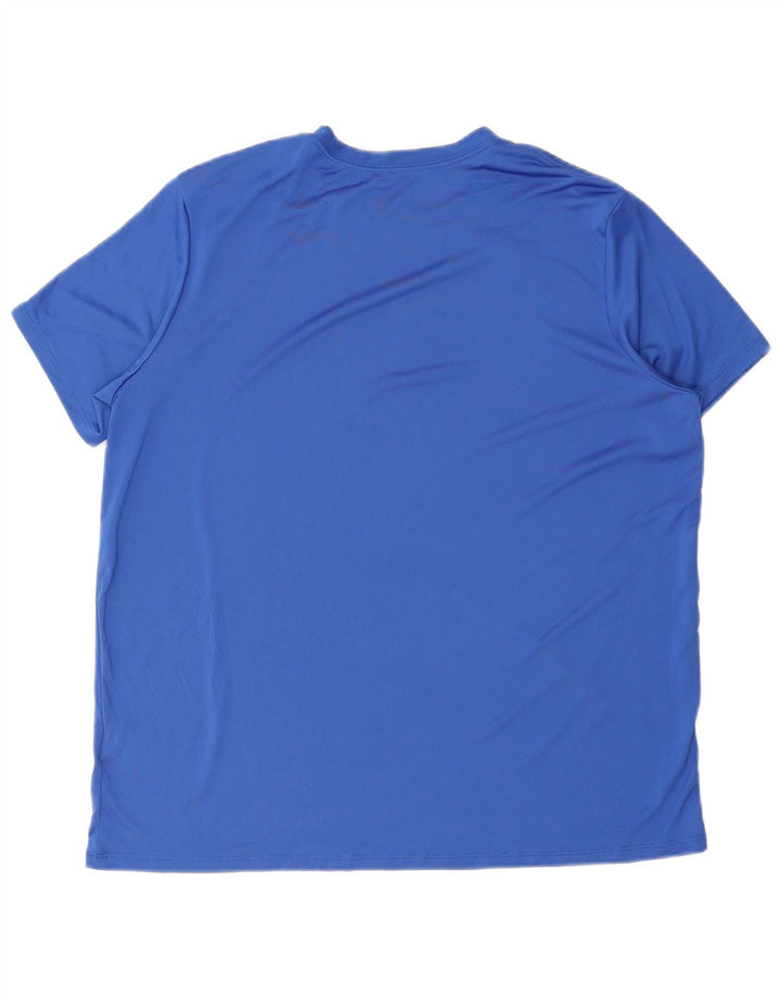 Męski T-shirt Nike Dri Fit Top XL Niebieski Poliester