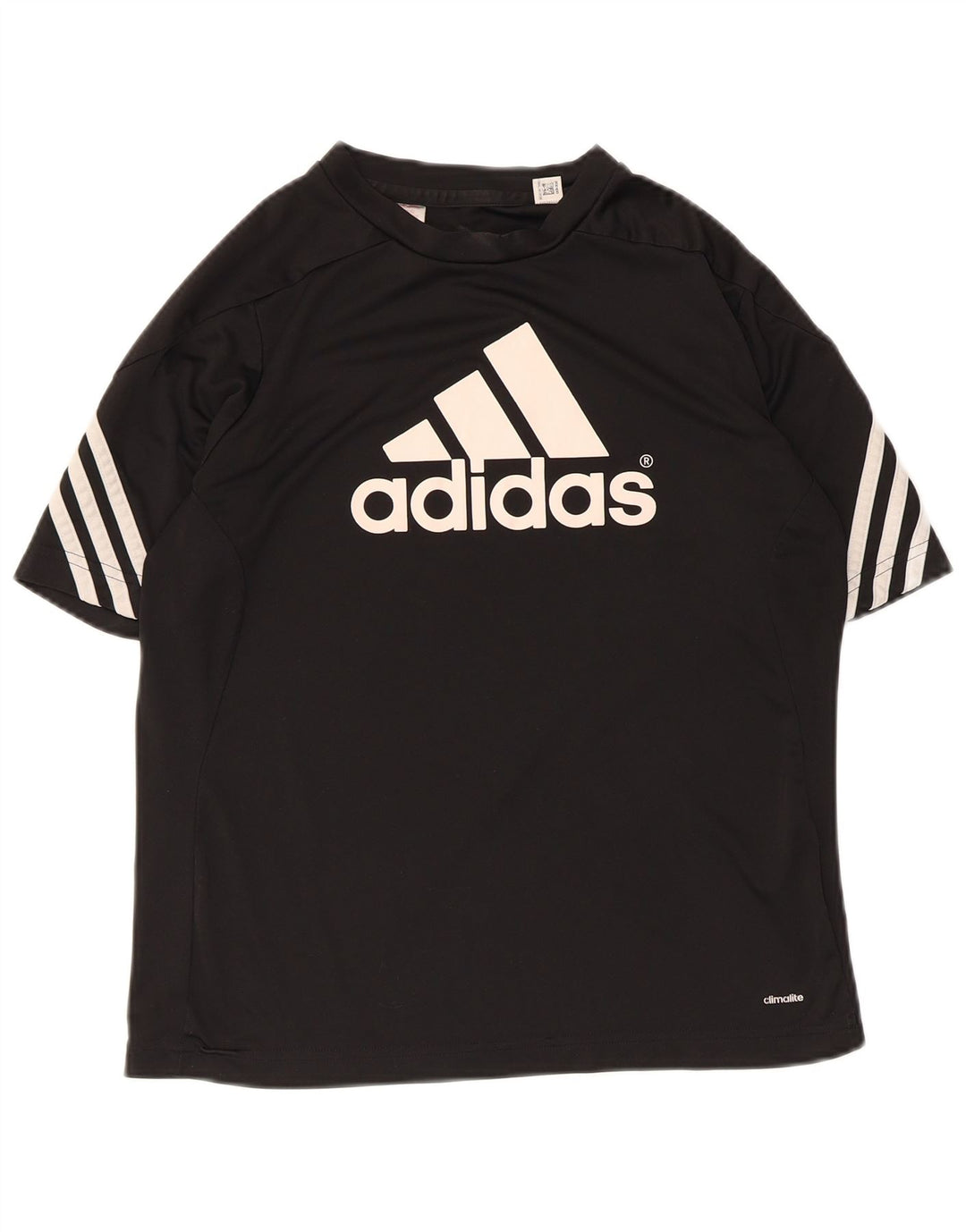 Damska koszulka Adidas Climalite Graphic Top UK 12 Średni czarny poliester