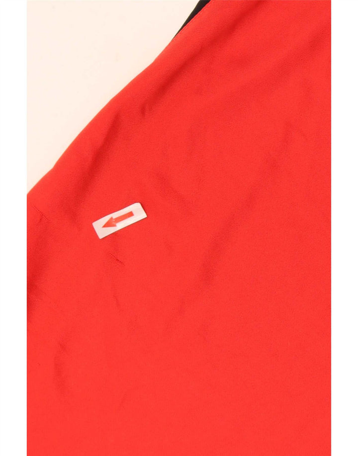 Męska koszulka polo Nike Dri Fit, poliester w kolorze średniej czerwieni