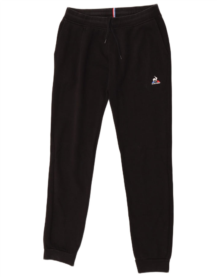 Męskie spodnie dresowe Le Coq Sportif Joggers, średnia czarna bawełna