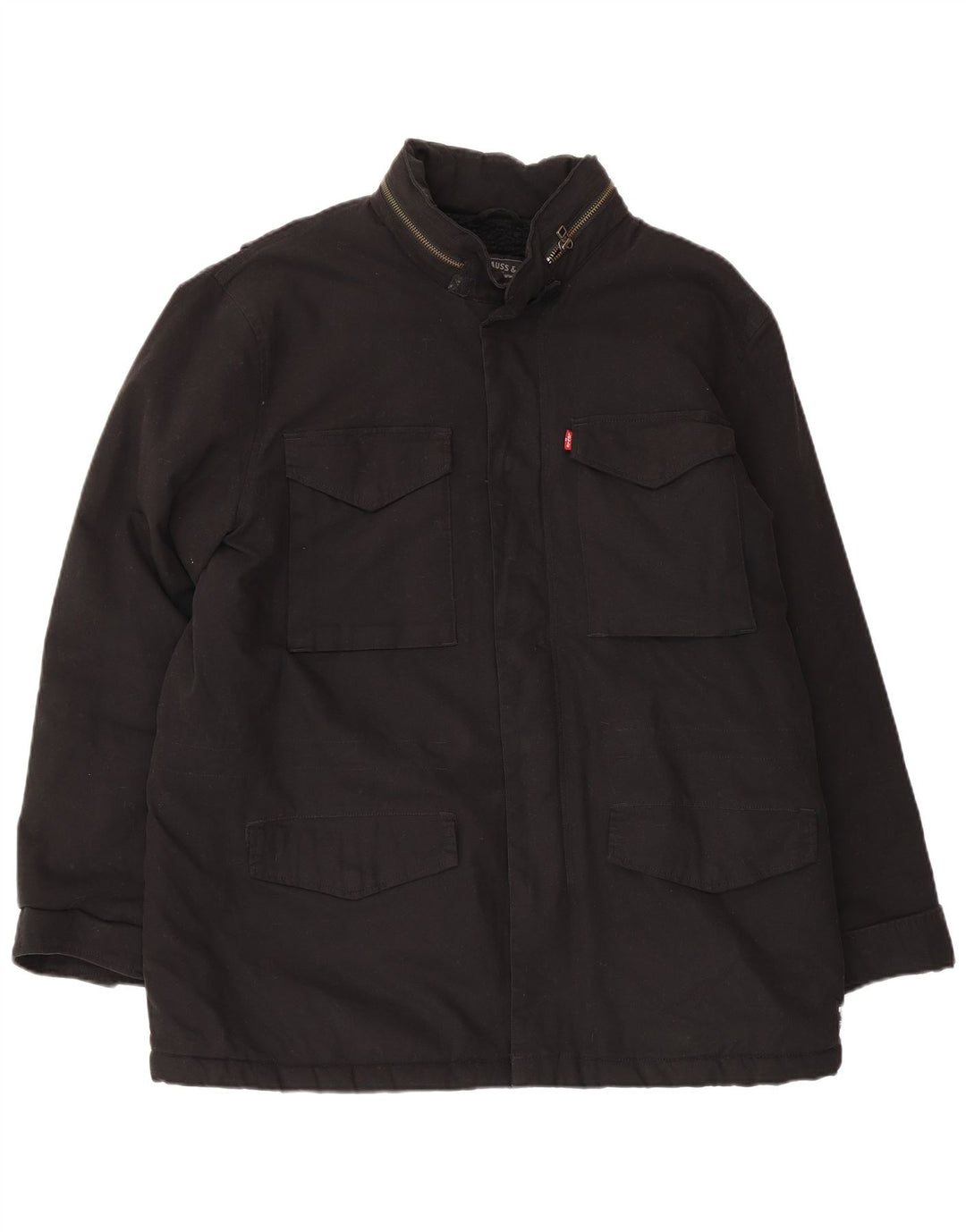 Kurtka męska LEVI'S Sherpa Utility UK 42 XL, czarna, bawełniana