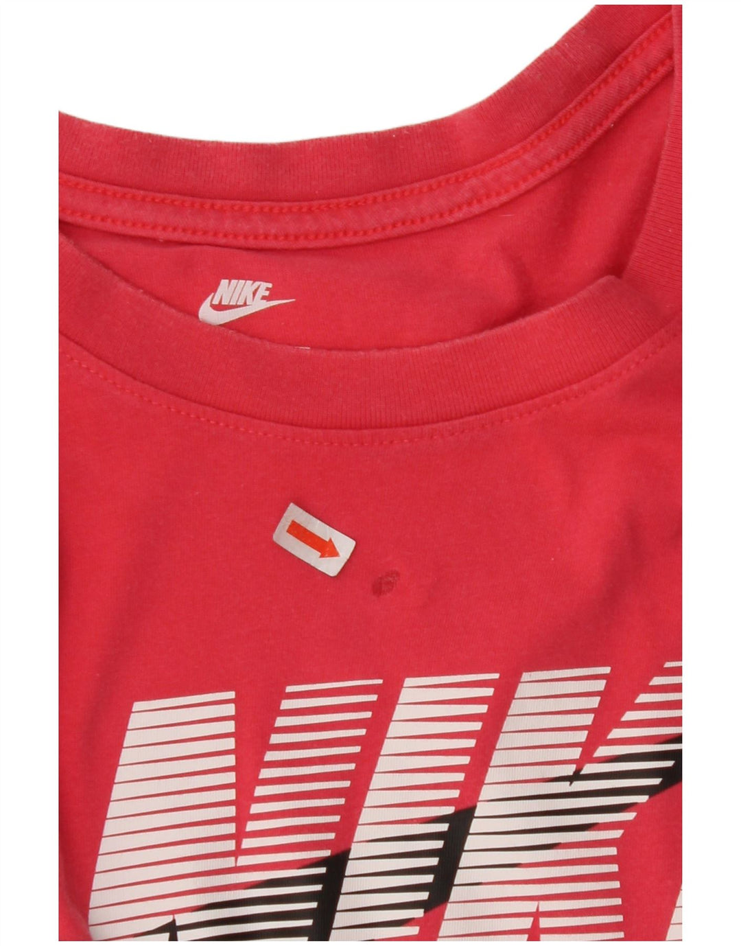 Męski T-shirt z grafiką NIKE, duży, różowy, bawełniany