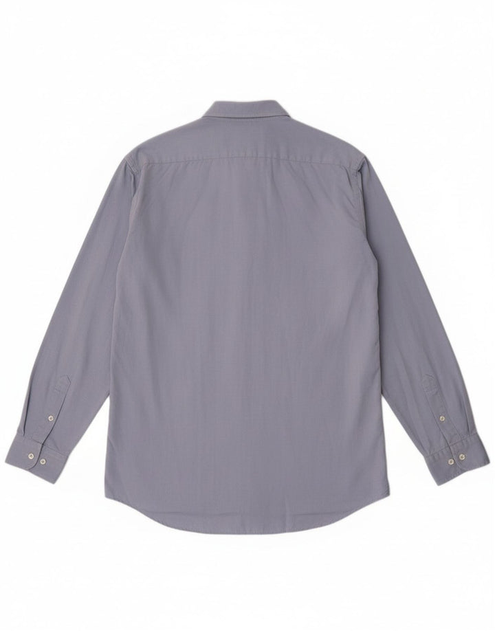 Koszula męska Lacoste rozmiar 40, średnia niebieska, bawełniana