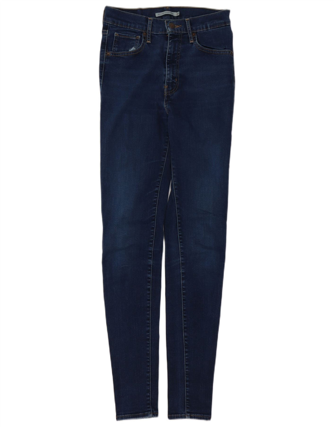 Damskie jeansy LEVI'S Mile High Super Skinny W27 L32 Granatowa bawełna
