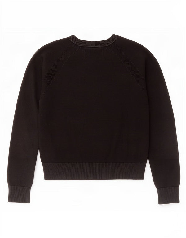 Sweter damski Calvin Klein Jeans z dekoltem w łódkę, UK 10, mały, czarny