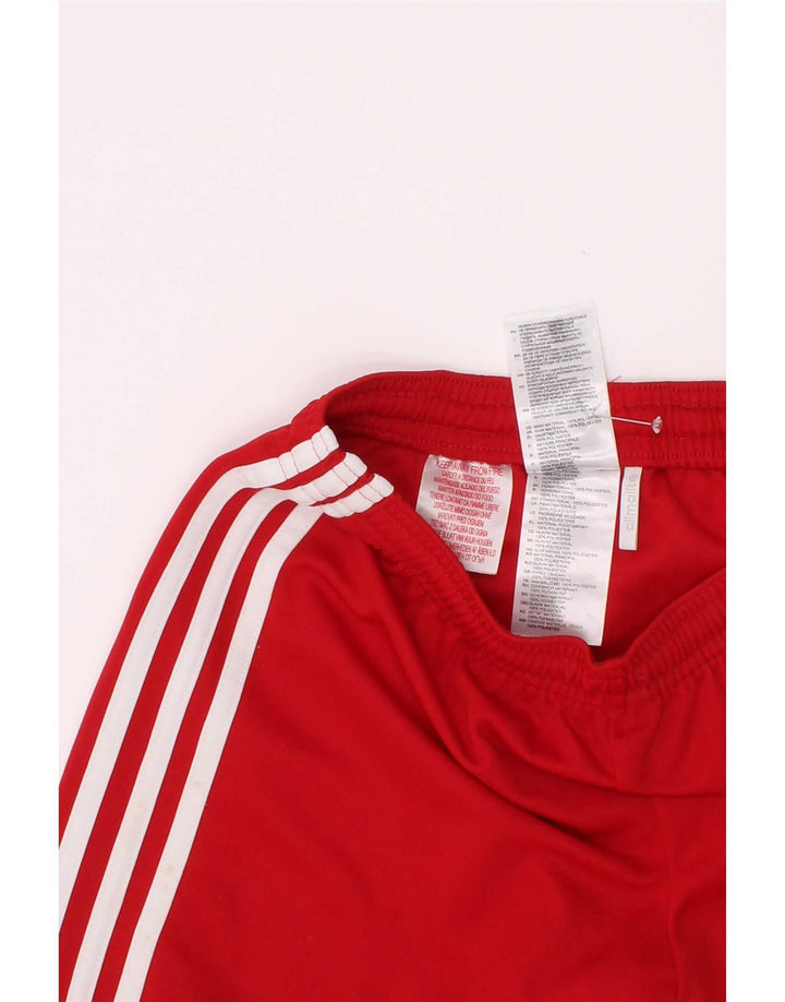 Chłopięce spodenki sportowe Adidas Climalite 9-10 lat, czerwony poliester