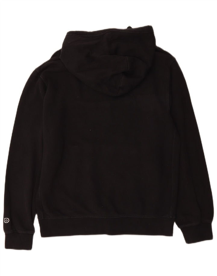 Męski sweter z kapturem Nike z grafiką, mały, czarny, bawełniany