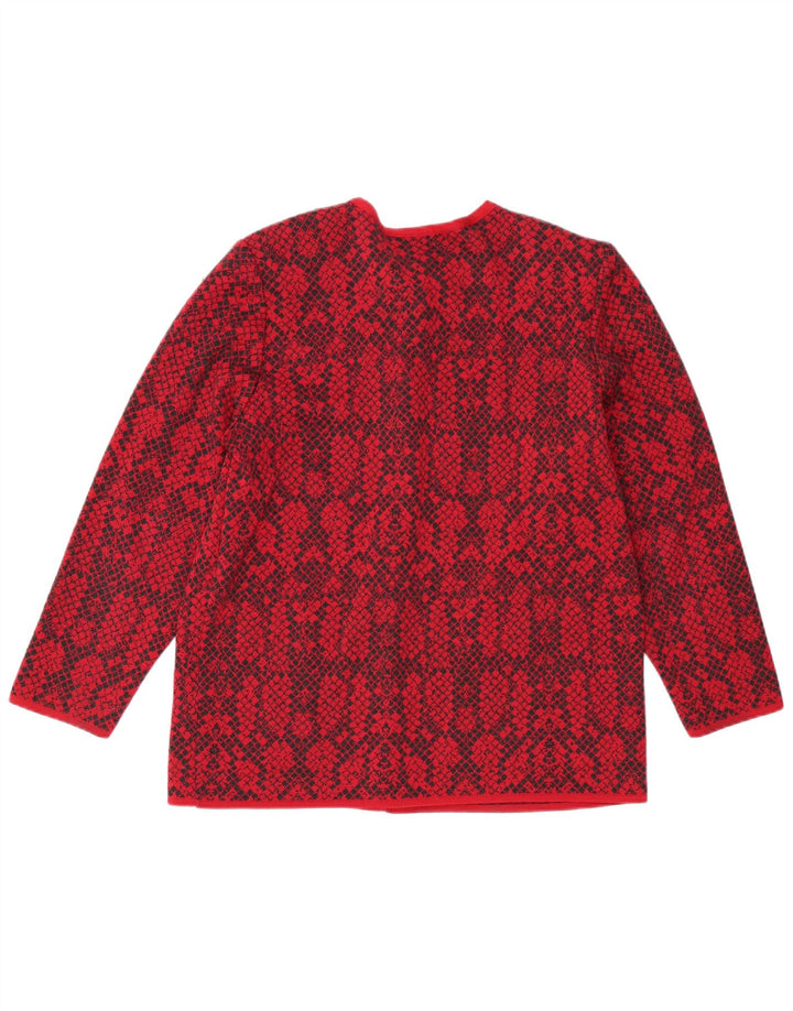 Sweter damski Giuly IT 48 XL czerwony Fair Isle Wool