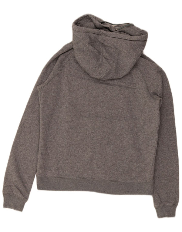Damski sweter z kapturem Nike Graphic UK 10, mały, szary, bawełniany