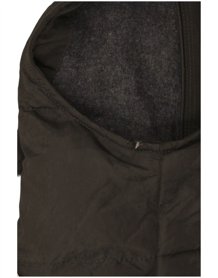 Męska wyściełana kamizelka John Lewis UK 38, średni nylon w kolorze khaki