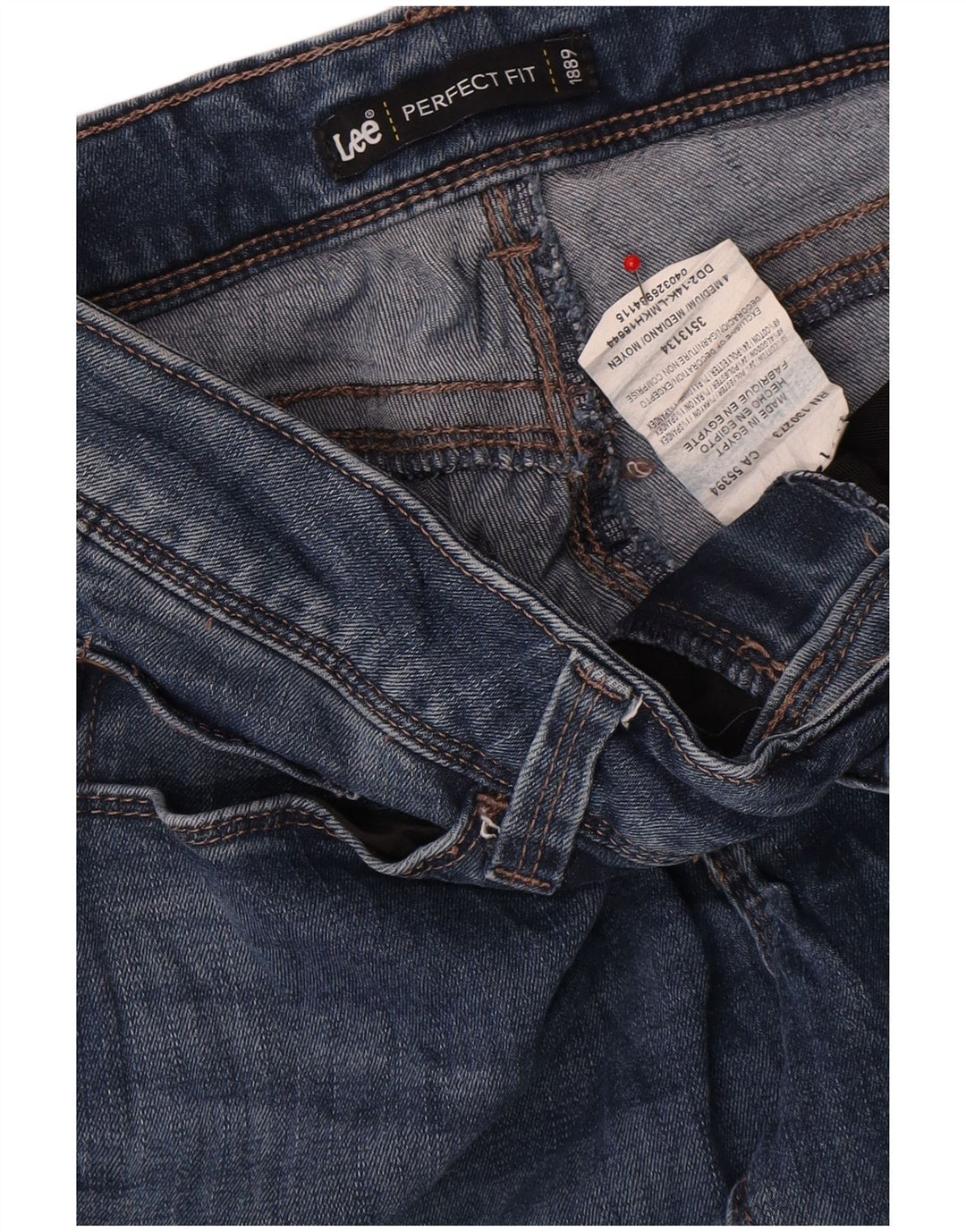 Damskie jeansy Lee Straight US 4 Small W28 L30 Niebieskie bawełniane