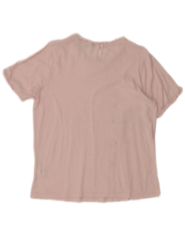 Bluzka damska CREW CLOTHING Top UK 10 Small Pink Cotton