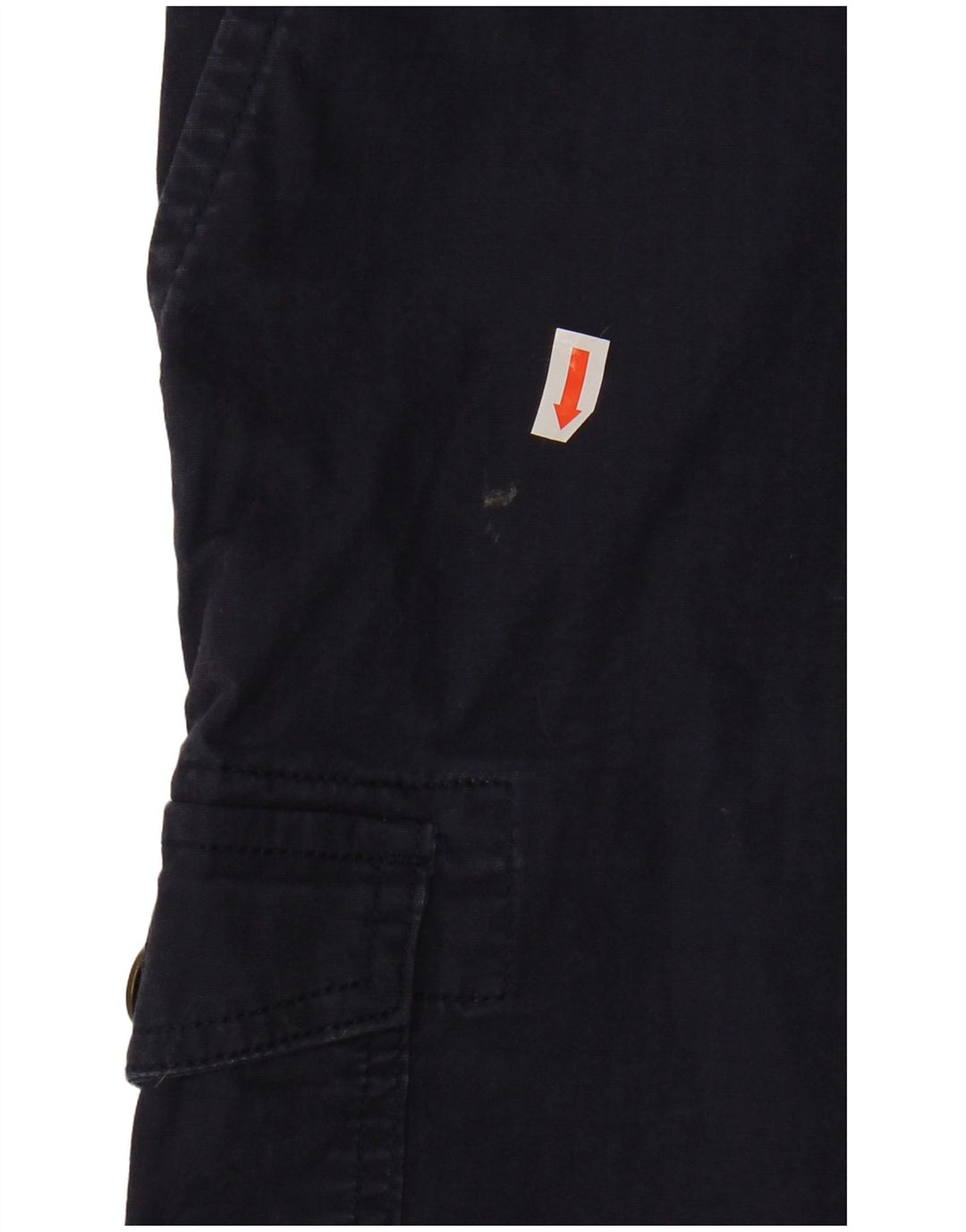 EDDIE BAUER Womens Cargo Shorts US 12 Large W36  Navy Blue Cotton