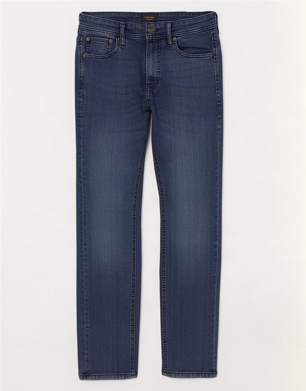 Męskie jeansy Jack & Jones GLENN Slim W29 L30 Granatowa bawełna