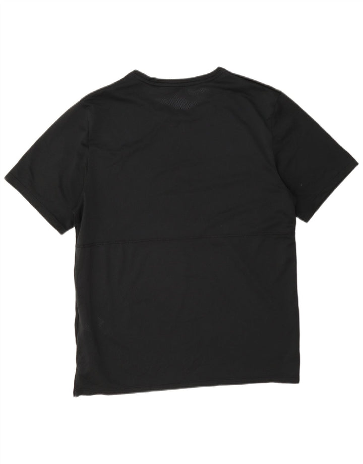 Męska koszulka Nike Dri Fit z prześwitującym topem, średni czarny poliester