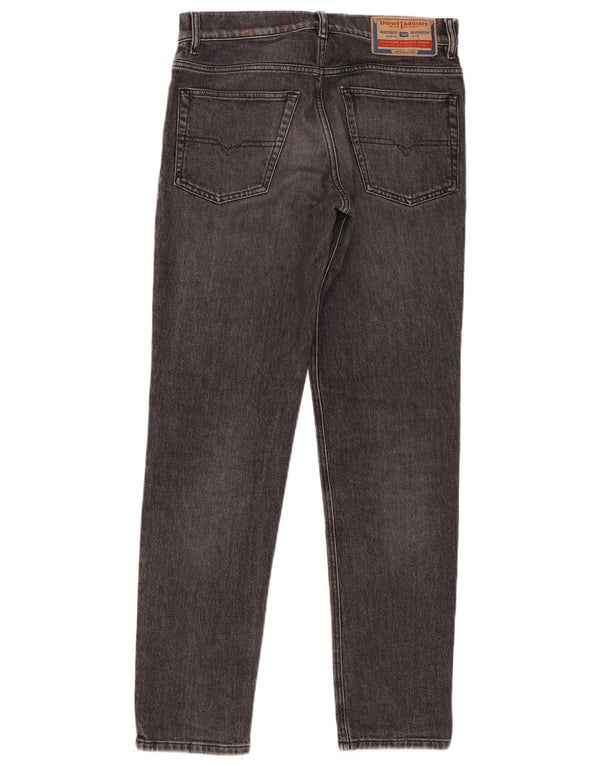 Męskie jeansy Diesel Slim W29 L31 Szara bawełna