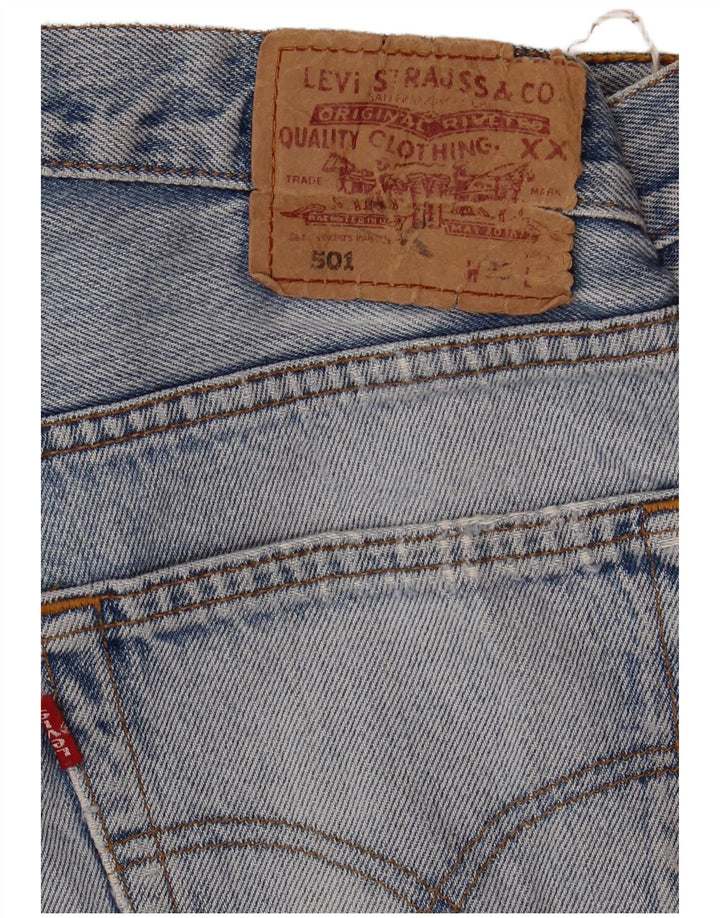 Damskie spodnie jeansowe Levi's 501 z wysokim stanem W24 XS niebieskie