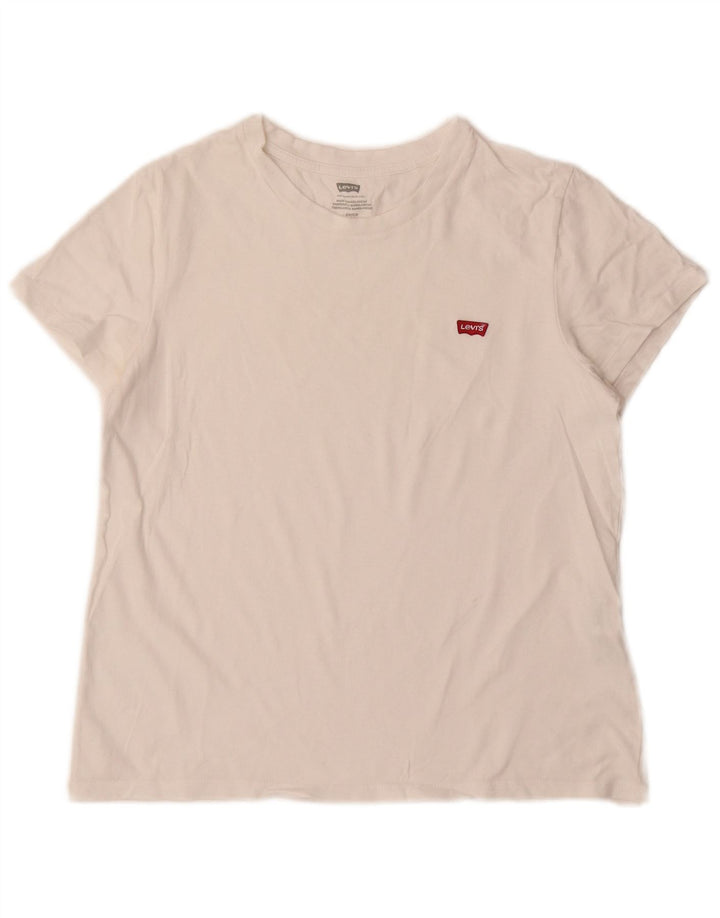 Koszulka damska Levi's Top UK 10 Small, biała bawełna