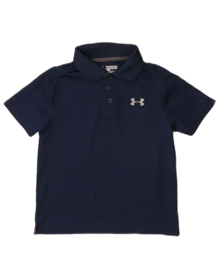 Chłopięca koszulka polo UNDER ARMOUR Heat Gear 6-7 lat XS, granatowa
